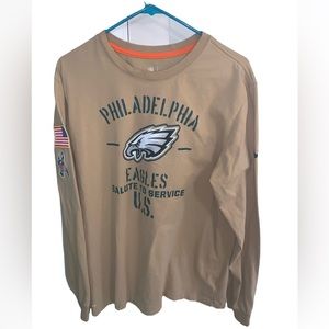 Salute to service U.S. Philadelphia Eagles Nike Tee Long Sleeve.